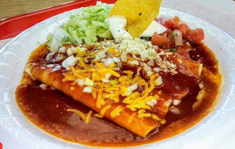 Mexican quesadilla's on a plate